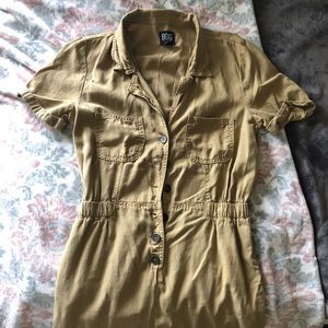 Khaki Urban outfitters jumpsuit